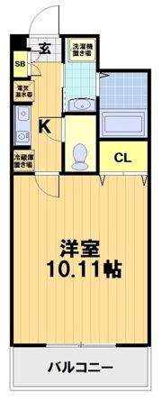エリーフラッツ上桂の間取り画像