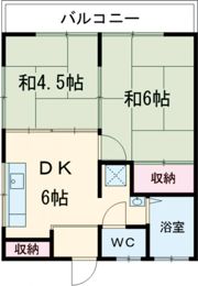 松藤アパートの間取り画像
