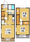 ルーヴル秋津A棟の間取り画像