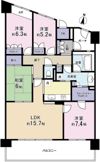 ライオンズガーデンシティ南町田の間取り画像