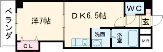 ライズビルサウスポイントの間取り画像