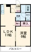 サンライフ植松 B棟の間取り画像