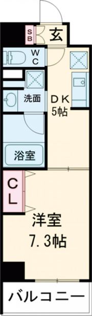 ボヌール梅田の間取り画像