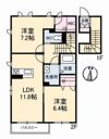 ボヌールⅠの間取り画像