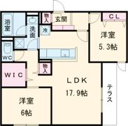 D-residence西野B棟の間取り画像