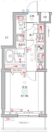 クレヴィスタ高砂の間取り画像