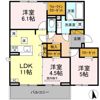 Maison Amie Aの間取り画像