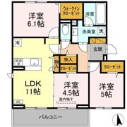 Maison Amie Aの間取り画像