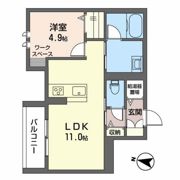クレスティークの間取り画像