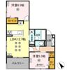 D-resena中央の間取り画像