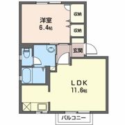 ベル セゾン Bの間取り画像
