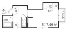 ハチセ若宮ハイツの間取り画像