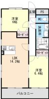 フレイア河原の間取り画像