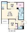 セレーノ東林間の間取り画像