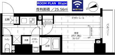 ステージファースト八丁堀の間取り画像