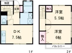 アイリーAの間取り画像