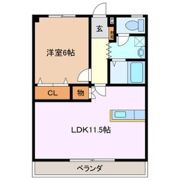コーキア富洲原の間取り画像