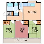 カージナルスマンション戸祭の間取り画像