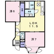 クレストール北野の間取り画像