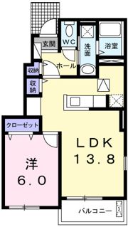 オーベルジーヌの間取り画像