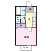 メイプルハイツの間取り画像