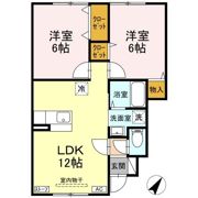 グランモア三好 Bの間取り画像