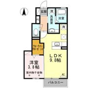 クレインⅡの間取り画像