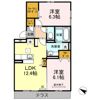 D-room空港西の間取り画像