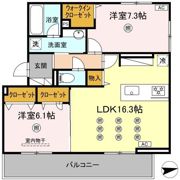 (仮称)D-ROOM新池 B棟の間取り画像