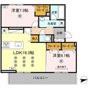 (仮称)D-ROOM新池 B棟の間取り画像