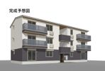 (仮称)D-ROOM新池 A棟の外観