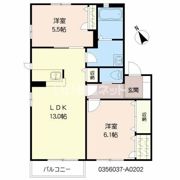 パディ沖代 A棟の間取り画像