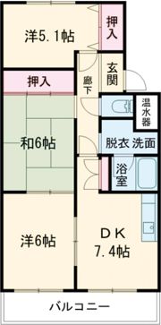 エスポワールの間取り画像