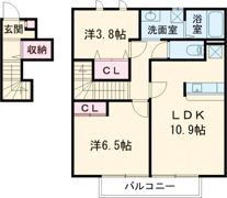 アムール Mariageの間取り画像
