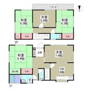 所沢市山口戸建の間取り画像