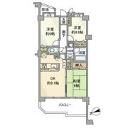 ハイホーム東村山弐番館の間取り画像