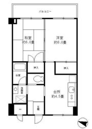 パルメゾン和光の間取り画像