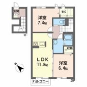 シャーメゾン トゥルースAの間取り画像