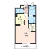 B，エトワール18の間取り画像
