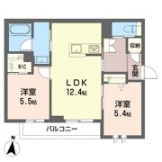 メゾン ド ソラーナの間取り画像
