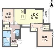 リビリエーヌIの間取り画像