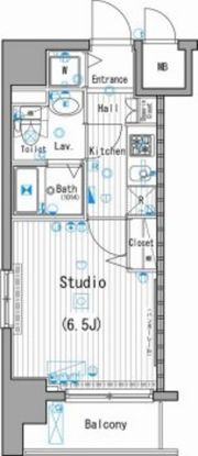 ガーラ・ステーション横濱桜木町の間取り画像