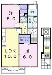 サンスクエアAの間取り画像