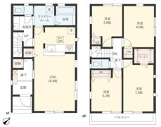 Sumai－to船橋市三咲06の間取り画像