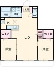 西光地レジデンス別館北の間取り画像
