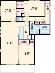 西光地レジデンス別館北の間取り画像