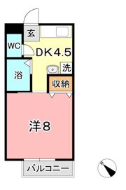 パルティール Cの間取り画像