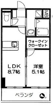 ベルパークⅡの間取り画像