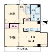 フォブール山方の間取り画像