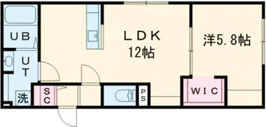 マレッセグレイス富岡の間取り画像